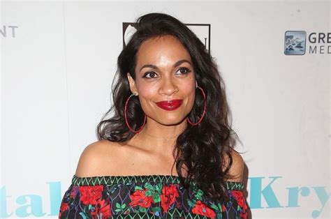 rosario dawson tits|Rosario Dawson Spent Her Birthday Nude, And There Are